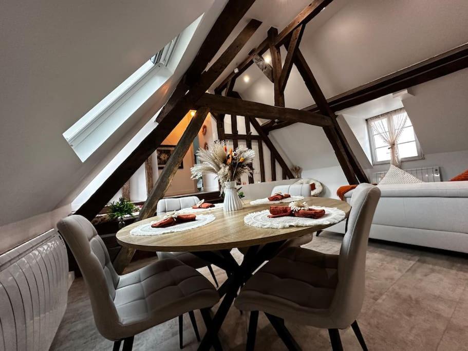 샤르트르 Charme, Poutres Et Elegance 아파트 외부 사진